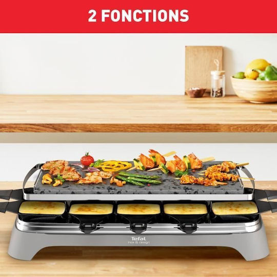 Tefal Tabletop Electric Grill Raclette Smooth Plate 1350W