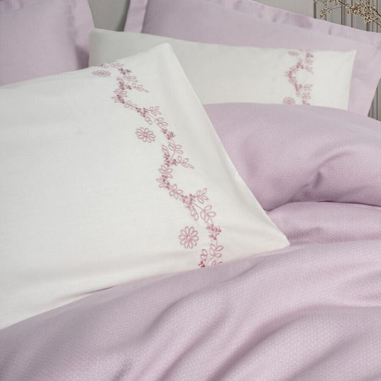 Cottonbox Σετ Υπέρδιπλη 220x230εκ. Lilac Cottonbox Σετ Υπέρδιπλη 220x230εκ. Lilac