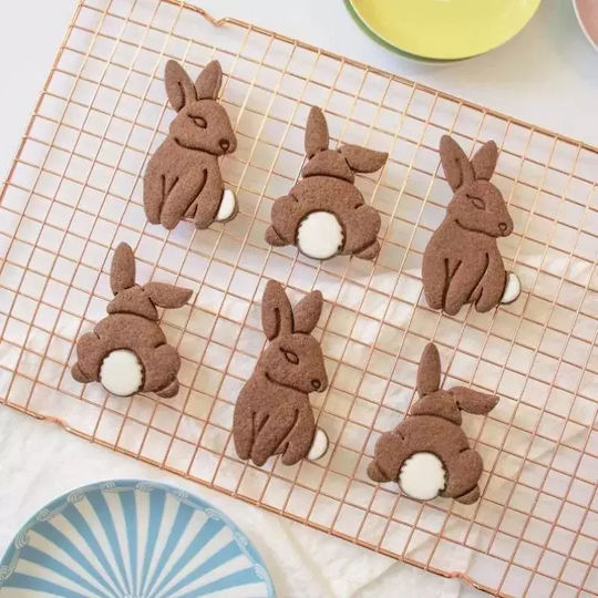 Plastik Easter Keksausstecher Sitting Rabbit