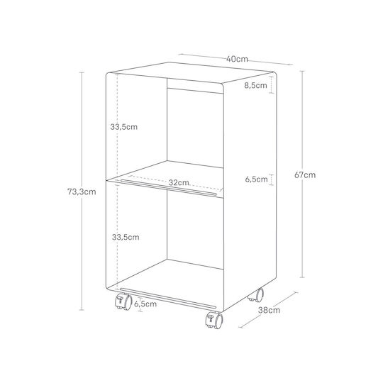 Yamazaki Hi-Fi Furniture White