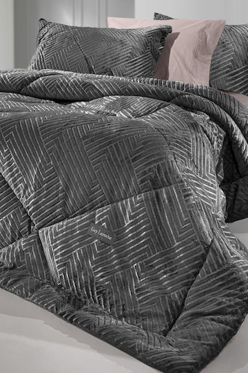 Guy Laroche Κουβερτοπάπλωμα Ημίδιπλο 180x240εκ. York Anthracite