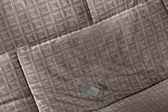Guy Laroche Duvet Cover Single 160x240cm Profile Cocoa 530 GSMGsm