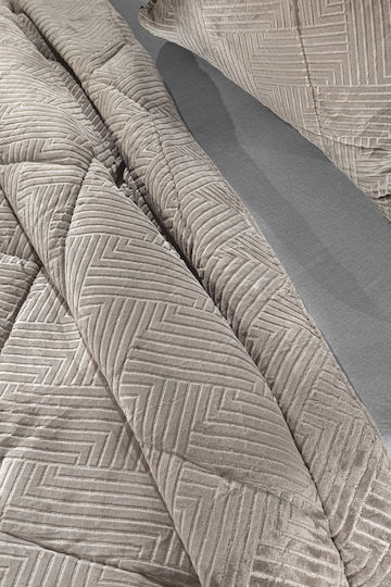 Guy Laroche Duvet Cover King Size 260x240cm York Natural 530 GSMGsm