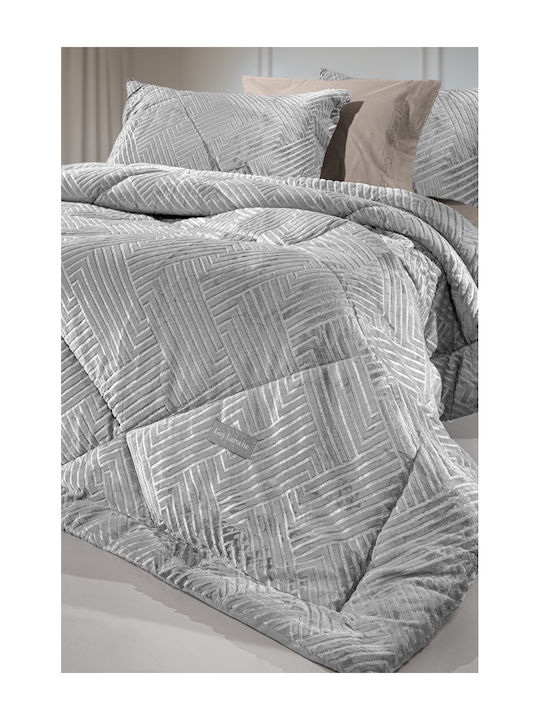 Guy Laroche Bettbezug Einzelbett 160x240cm York Silver 530 GSMGsm