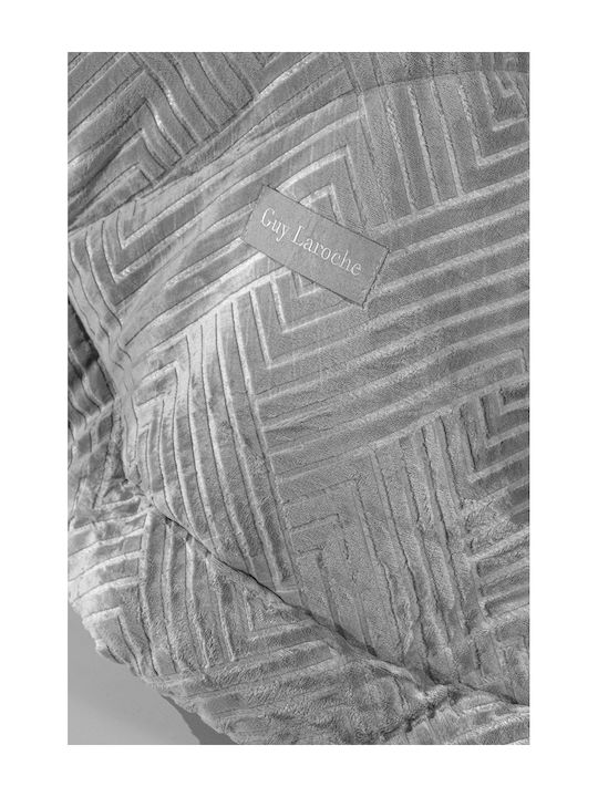 Guy Laroche Duvet Cover King Size 260x240cm York Silver 530 GSMGsm