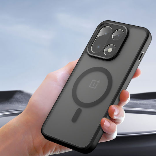 Techsuit Purefrost Umschlag Rückseite Silikon Schwarz (Oneplus 15 - Techsuit)
