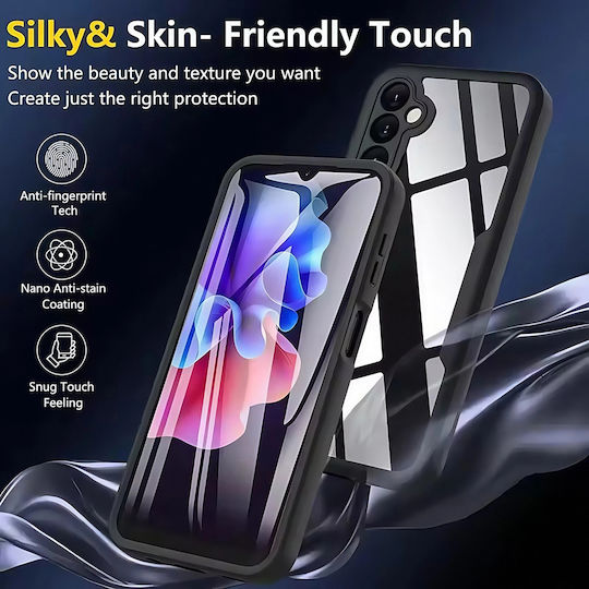 Techsuit ColorVerse 360 Vollschutz Silikon Rosa Handyhülle für Xiaomi 15T Pro