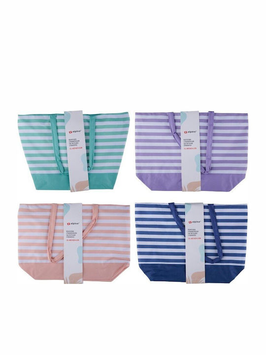Alpina Geantă De Plajă Din Material Textil Turcoaz