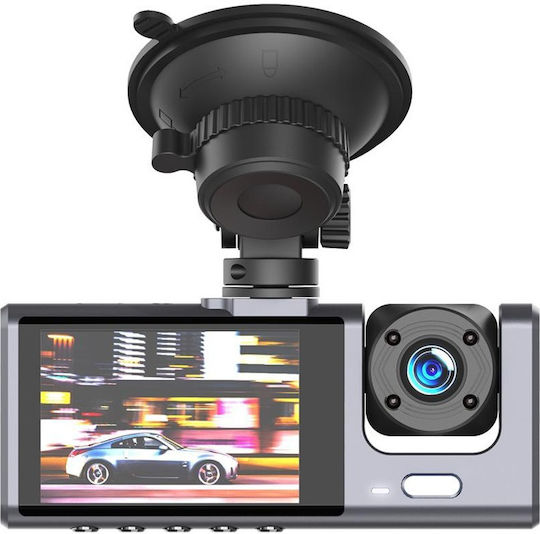 XO XJ07 Set Autokamera DVR 1080P mit Bildschirm mit Saugnapf & Rückfahrkamera