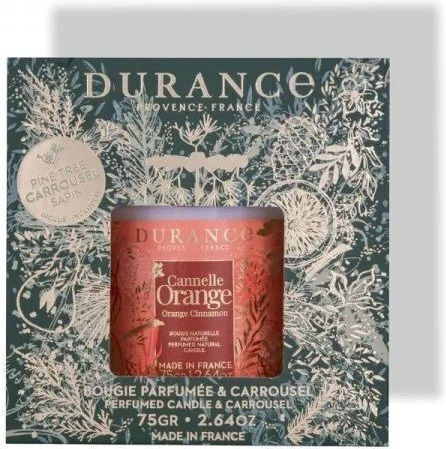 Durance Candle Orange Cinnamon-noel 2024 Carrousel-αρωματικό Κερί Πορτοκάλι Κανέλα 75 Gr