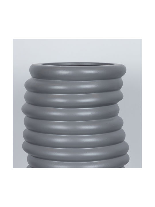 Decorative Vase Gray 17.6x57cm
