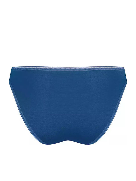 Go Tai Βαμβακερά Γυναικεία Slip 2Pack Μπλε