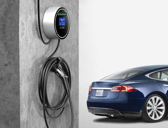 Digital IQ Wall Mounted Three-Phase 7kW Charging Station with Built-in Cable Type 2 (DIQ EV WCH 92207)