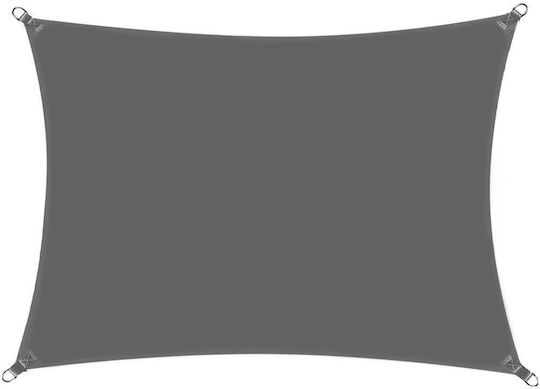 Rechteckig Netz / Schattiergewebe Gray mit PU-Beschichtung 3x4m 160gr/m²