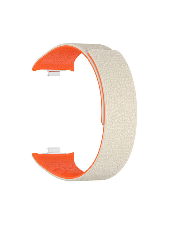 Techsuit Watchband W016 Xiaomi Smart Band 9 Pro 8 Pro Redmi Watch 4 Watch 5 Starlight Orange