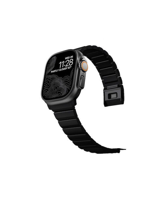 Nomad Titanium V2 Grade 5 Metal Bracelet Band Apple Watch Series 42mm-44mm-45mm-49mm Ultra 1/2 Black Hardware Nm014834858