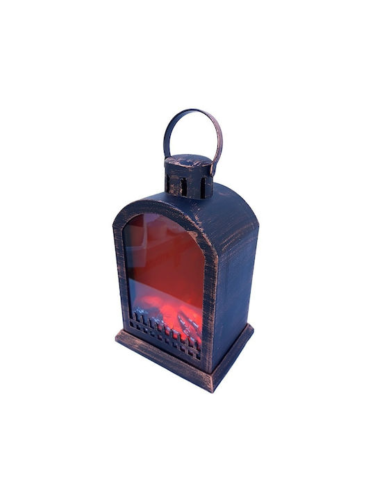 Velve Dekorative Lampe Kamin Schwarz
