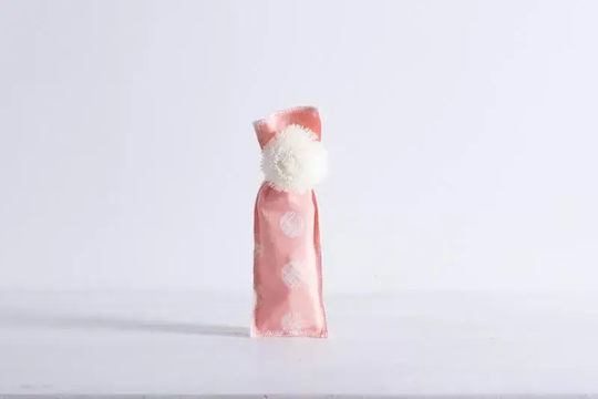 Beauty Home Fabric Pouch for Gift Orange 6x19cm.