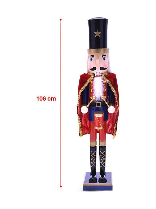 Bakaji Nutcracker de Crăciun Lemn