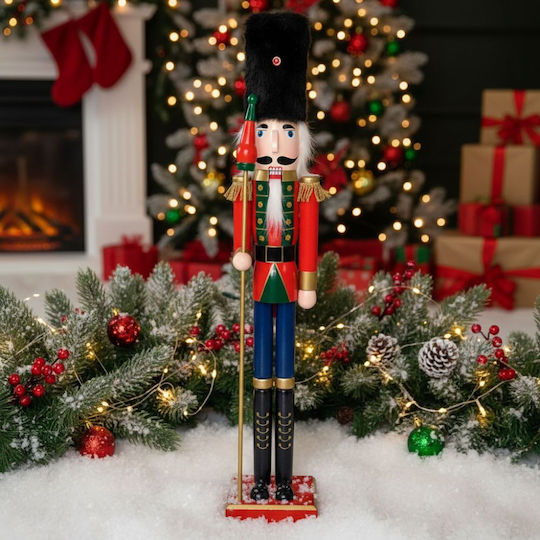 Dream House Nutcracker de Crăciun Lemn Roșu