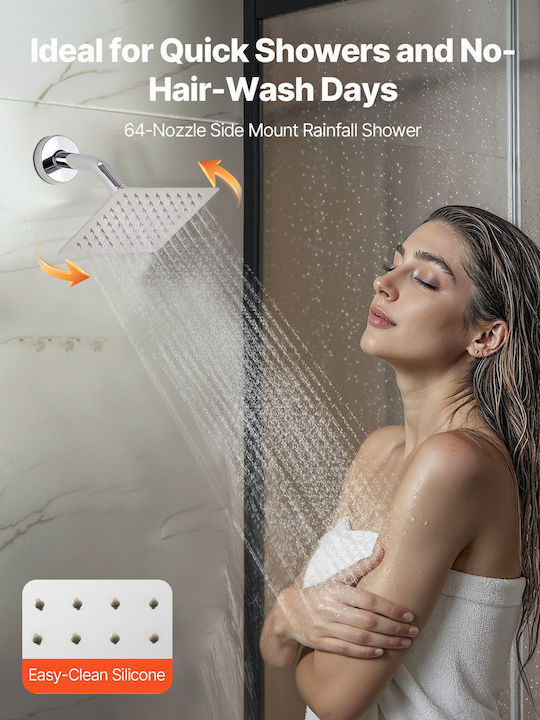 Vevor Shower Column with Mixer Silver
