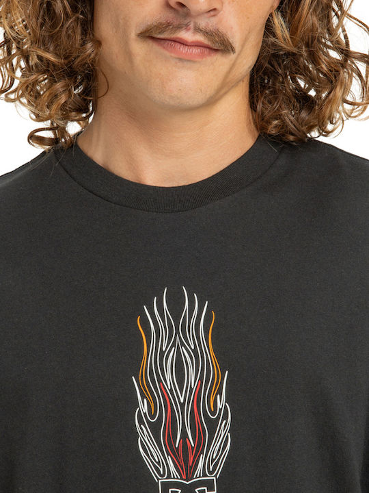 'burn Out' Blouse Black