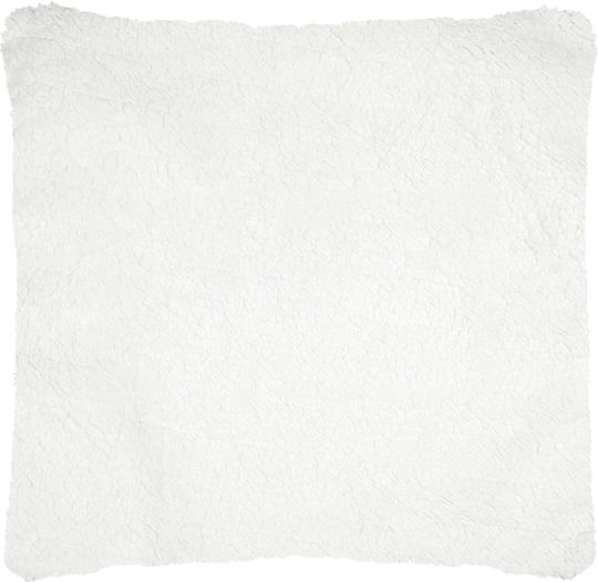 Christmas Furry Pillow 45x45 S-f Klaus Blanc C1d833001 45x45