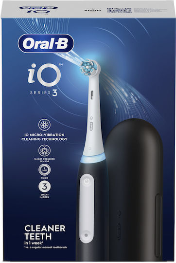 oral b zahnbürste vibration Oral-B PRO 3 3000 Elektrische Zahnbürste mit 3 Putzmodi, Schwarz main image 0