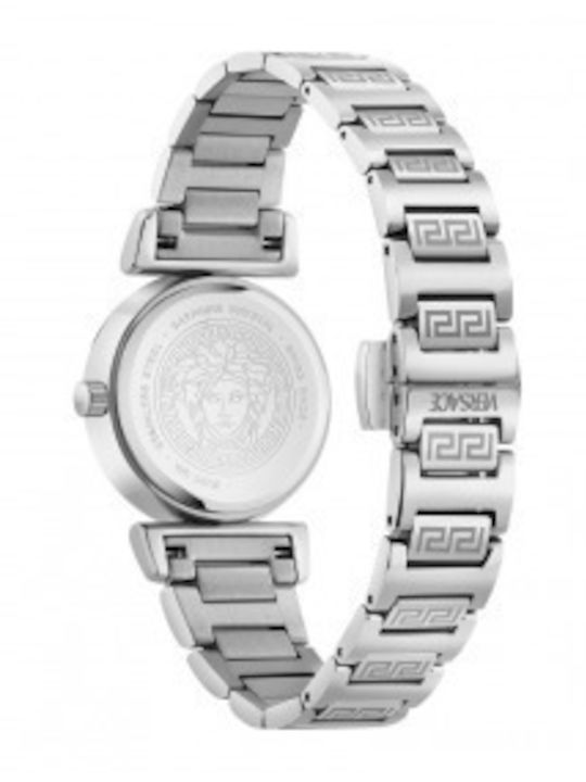 Versace Lady Womens Watch 27mm Battery with Silver Stainless Steel Bracelet Versace Lady Womens Watch 27mm Battery with Silver Stainless Steel Bracelet