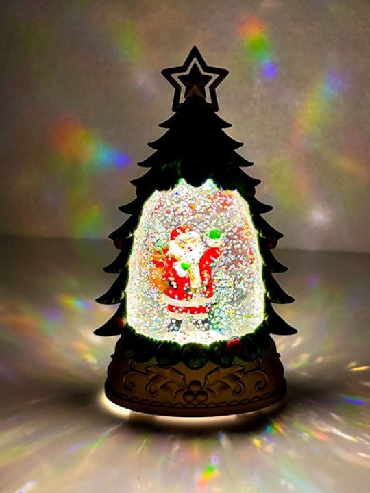 Ornament de Crăciun Cadou Luminat cu Brazi Baterie 9x15cm 1buc