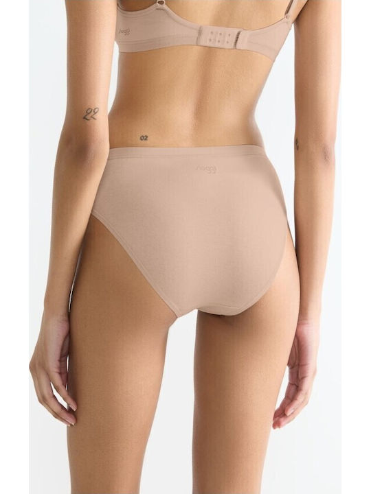 Βαμβακερά Women's Slip 3Pack Beige