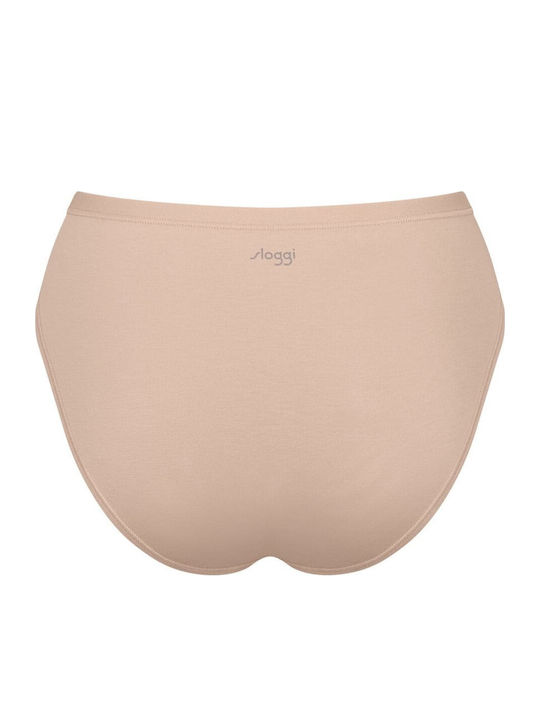Βαμβακερά Women's Slip 3Pack Beige