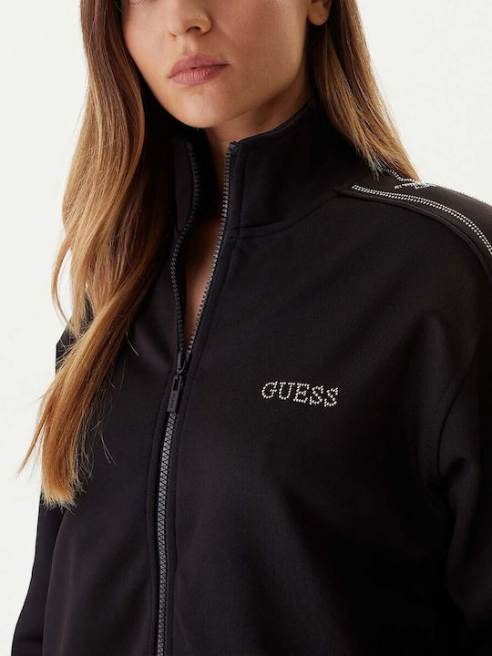 Women's Sweatshirt Cardigan Black