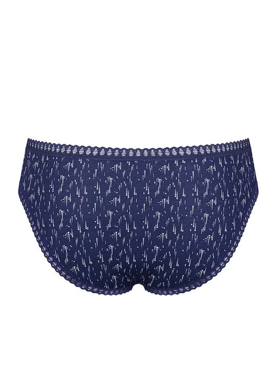 Βαμβακερά Femei Slip 3Pack Blue