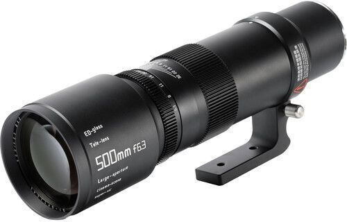 TTArtisan Voller Rahmen Kameraobjektiv 500mm f/6.3 Teleobjektiv für Canon RF Mount Black