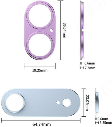 Iphone Air Titan-Kameraschutz aus Titan Schwarz