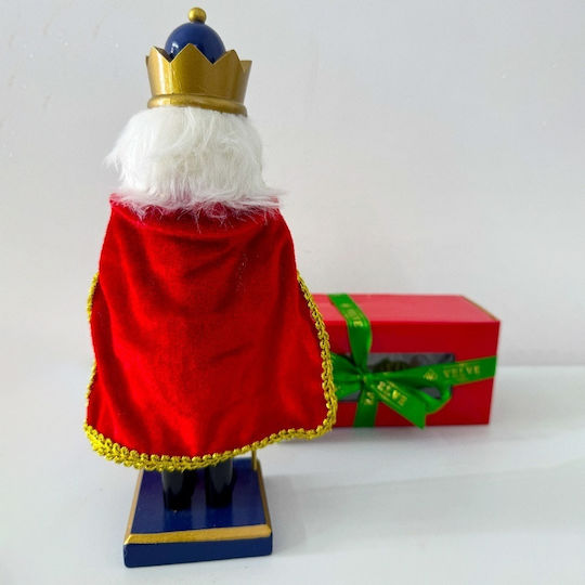 Velve Weihnachts-Nussknacker Rot aus Hölzernes
