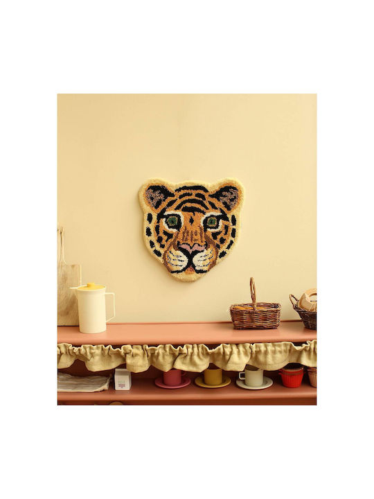 DOING GOODS Handmade Wall Decor Made of Fabric 33x2x32cm