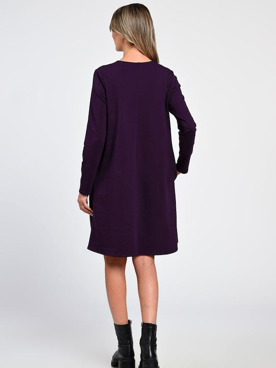 Midi Dress Purple