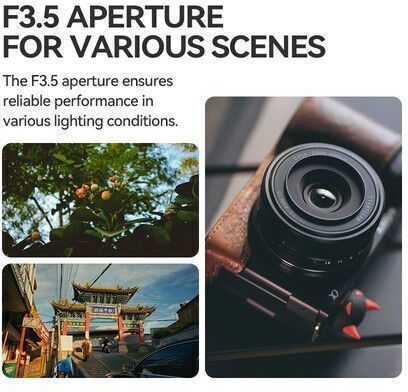 TTArtisan Crop Camera Lens AF 14mm f/3.5 Wide Angle for Fujifilm X Mount Black