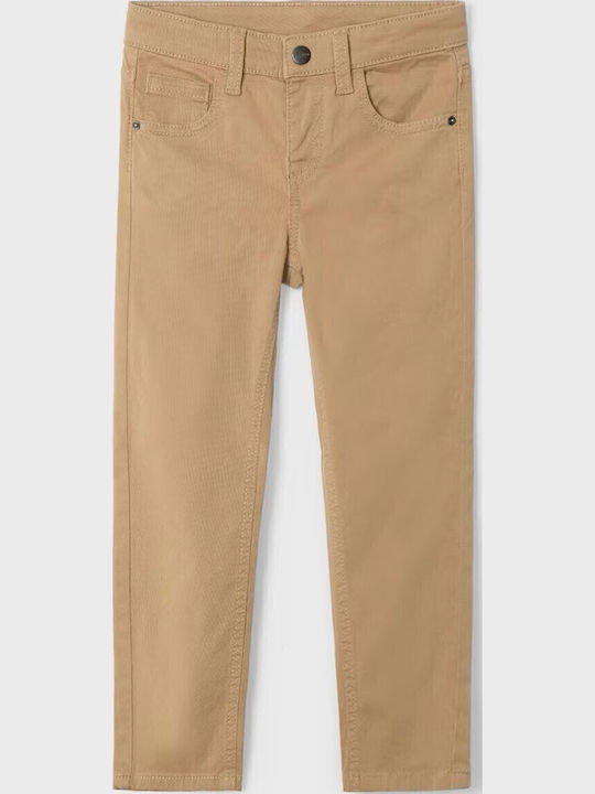Kinder Schlaghose Stoff Beige