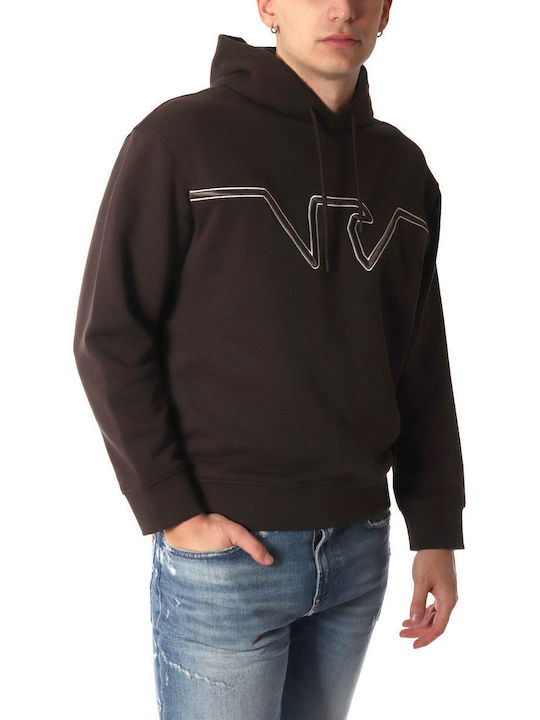 Sweatshirt with Hood Khaki