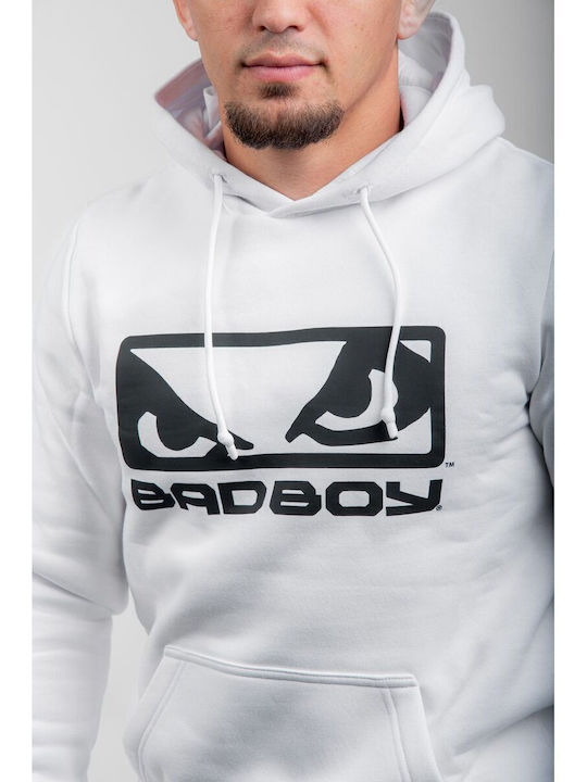 Herren Sweatshirt mit Kapuze Weiß
