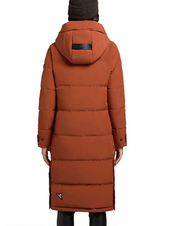 Khujo Μπουφάν Puffer Καφέ
