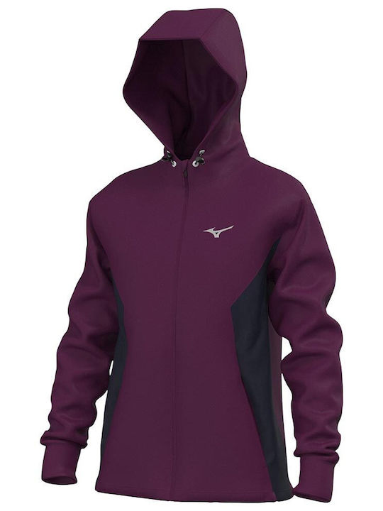 Damen Sweatshirt mit Kapuze Lila