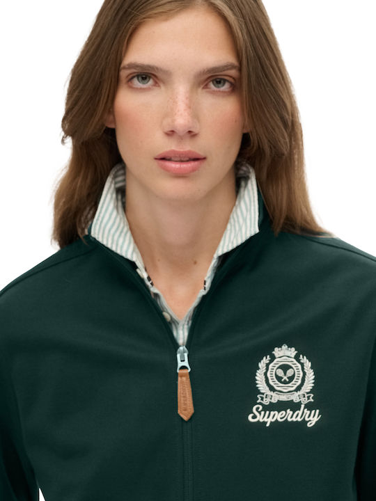Country Club Дамска Суитшърт Жакет Зелен емайл