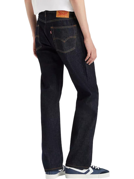 555 Herren Jeanshose Relaxed Gerade Passform Gut Aus Neu Rinse