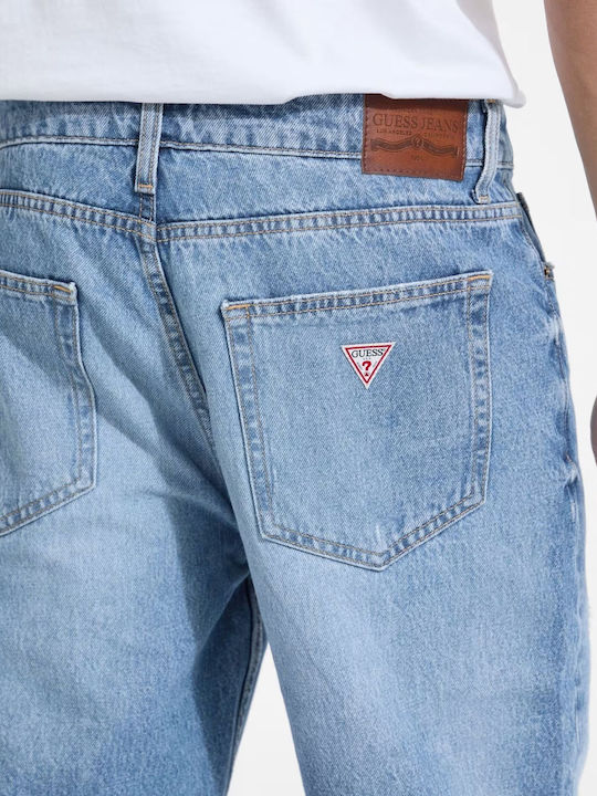 Ανδρικό Παντελόνι Τζιν με Regular Εφαρμογή Denim Light