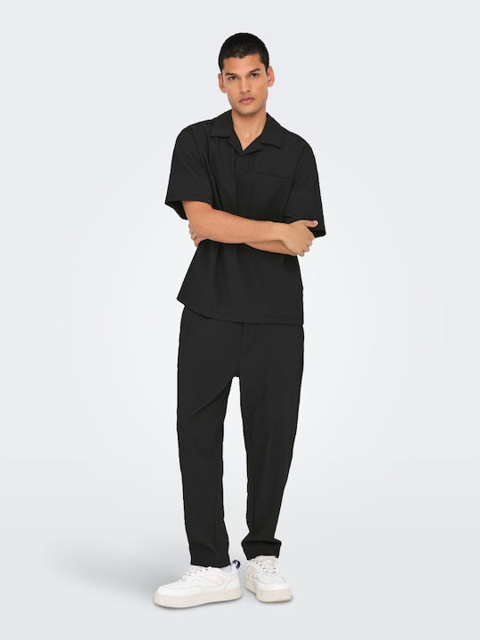 Trousers Elastic Black