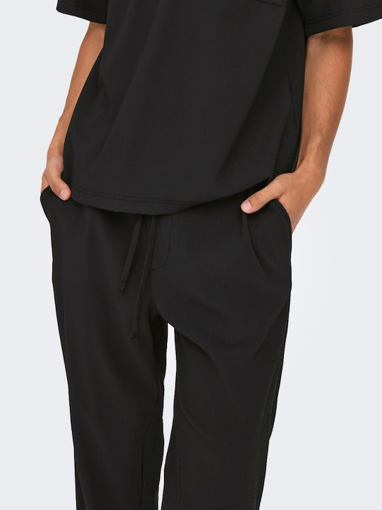 Trousers Elastic Black